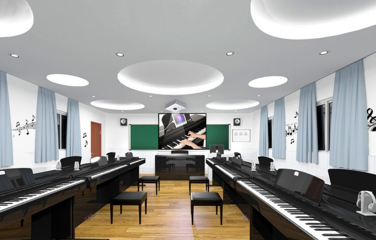 数字音乐电钢琴互动教室