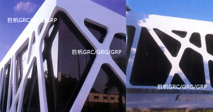 桂林水晶郦城售楼中心室内GRC外墙